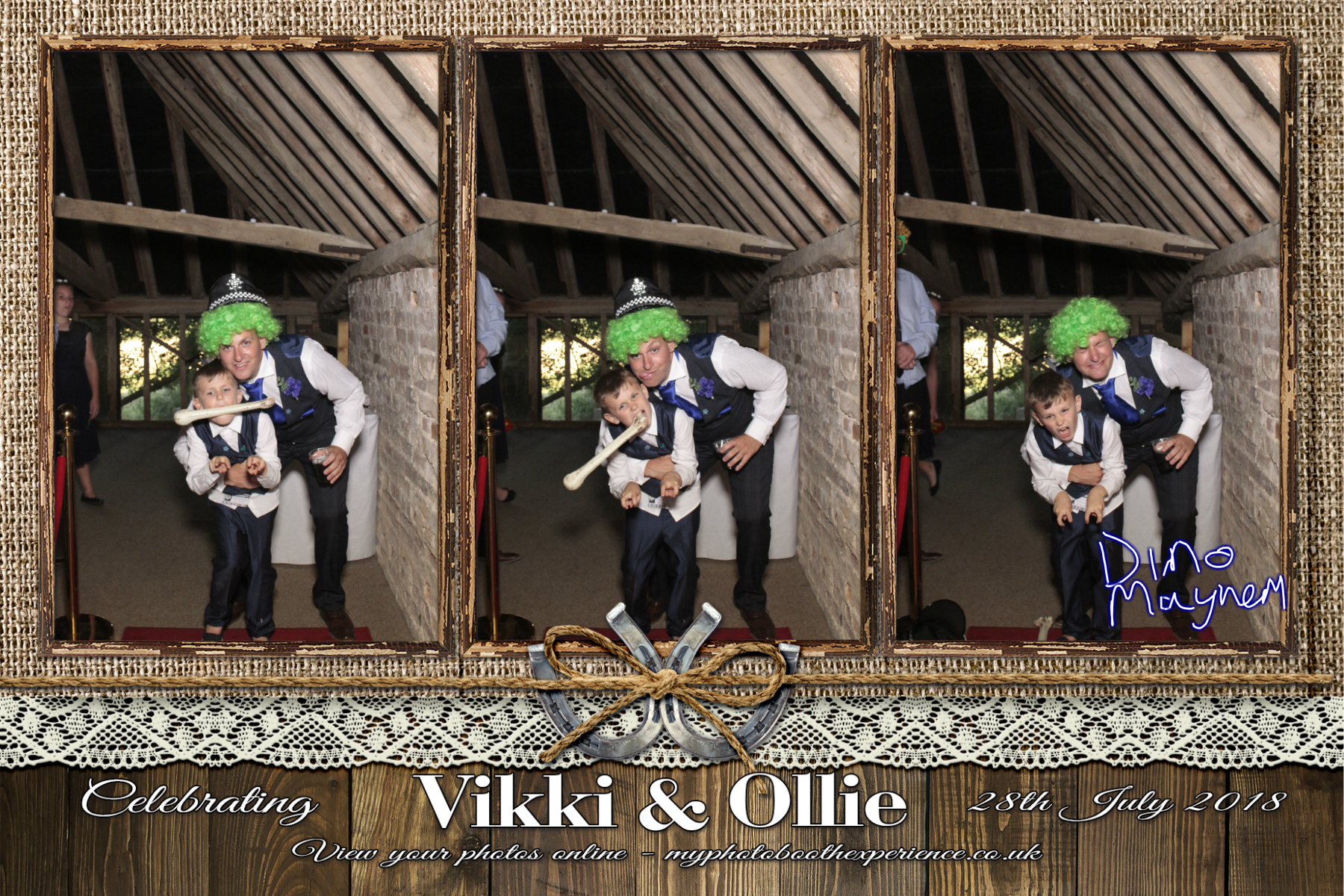 Vikki & Ollie's Wedding | View more photos from the event at gallery.myphotoboothexperience.co.uk/u/MyPhotoBoothExperienceLtd/Vikki-Ollies-Wedding